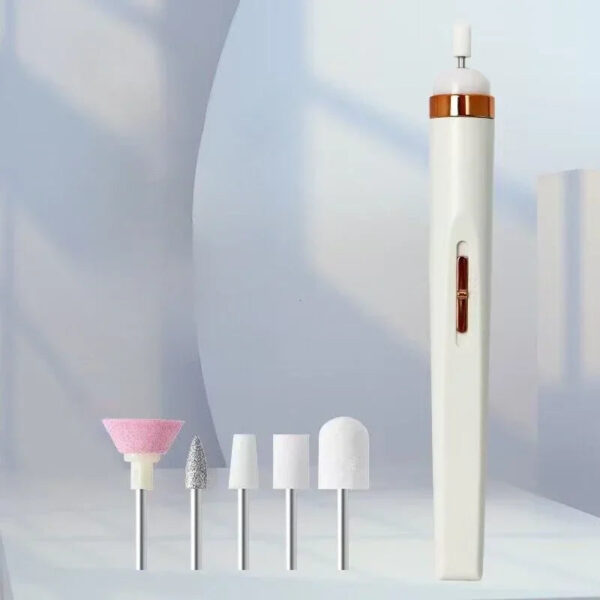 Lixa de Unha Elétrica Profissional 5 em 1 Sem Fio NailGlam - Imagem 6