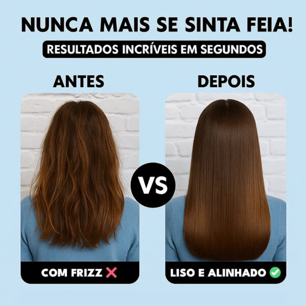 Pente Alisador de Cabelo 5 em 1 Sem Fio PermaGlam - Imagem 2