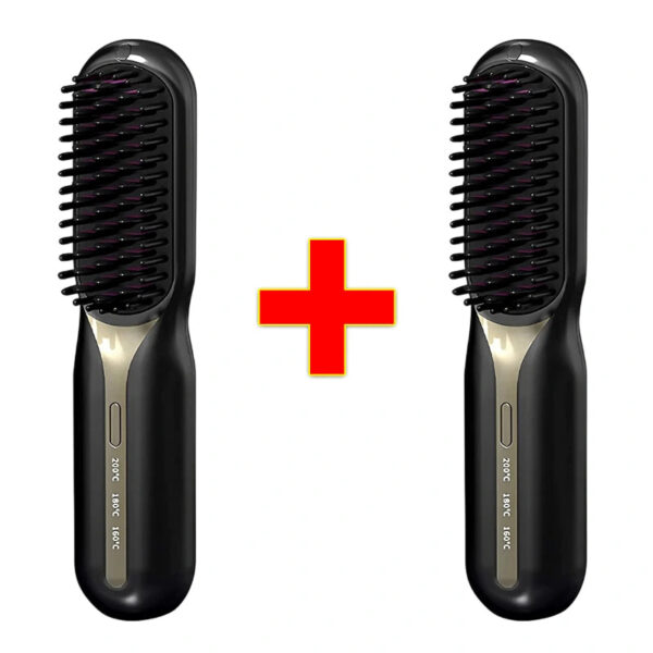 Escova Alisadora de Cabelo 5 em 1 Sem Fio PureGlam - Imagem 9