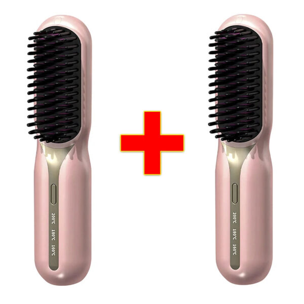 Escova Alisadora de Cabelo 5 em 1 Sem Fio PureGlam - Imagem 10