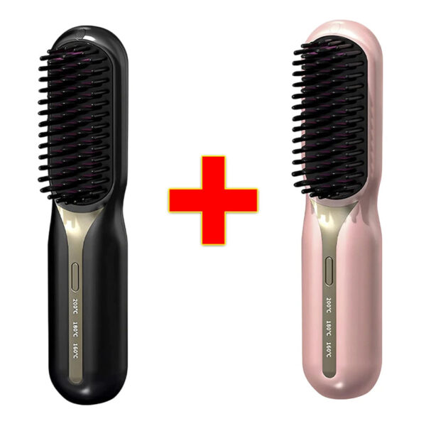 Escova Alisadora de Cabelo 5 em 1 Sem Fio PureGlam - Imagem 11