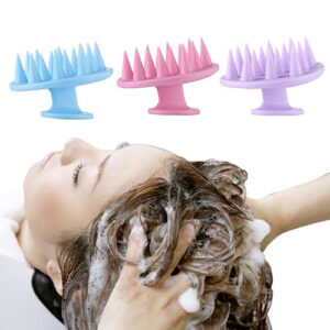 Escova Massageadora Esfoliante de Couro Cabeludo