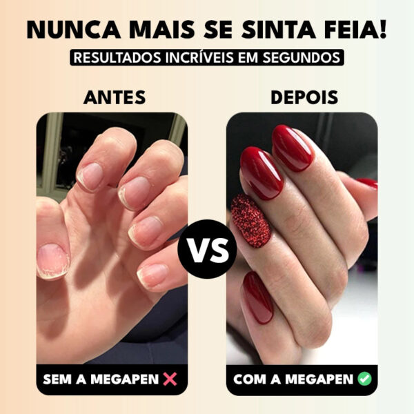 Lixa de Unha Elétrica Profissional 5 em 1 Sem Fio NailGlam - Imagem 2