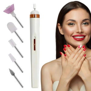 Lixa de Unha Elétrica Profissional 5 em 1 Sem Fio NailGlam